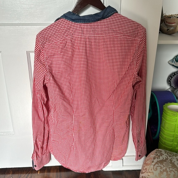 Diesel Checkered Button down Slim-fit shirt vintage - Picture 3 of 3